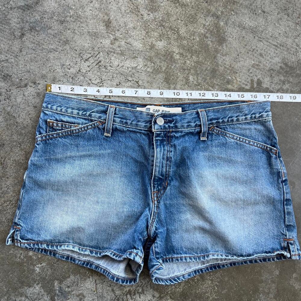 Vintage GAP Denim Shorts Pocket Women’s 12 100% Cotton Medium Wash Y2K - Picture 4 of 8